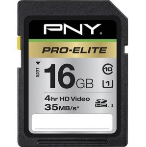 PNY 16GB Class 10 High Speed SDHC Memory Card Sale