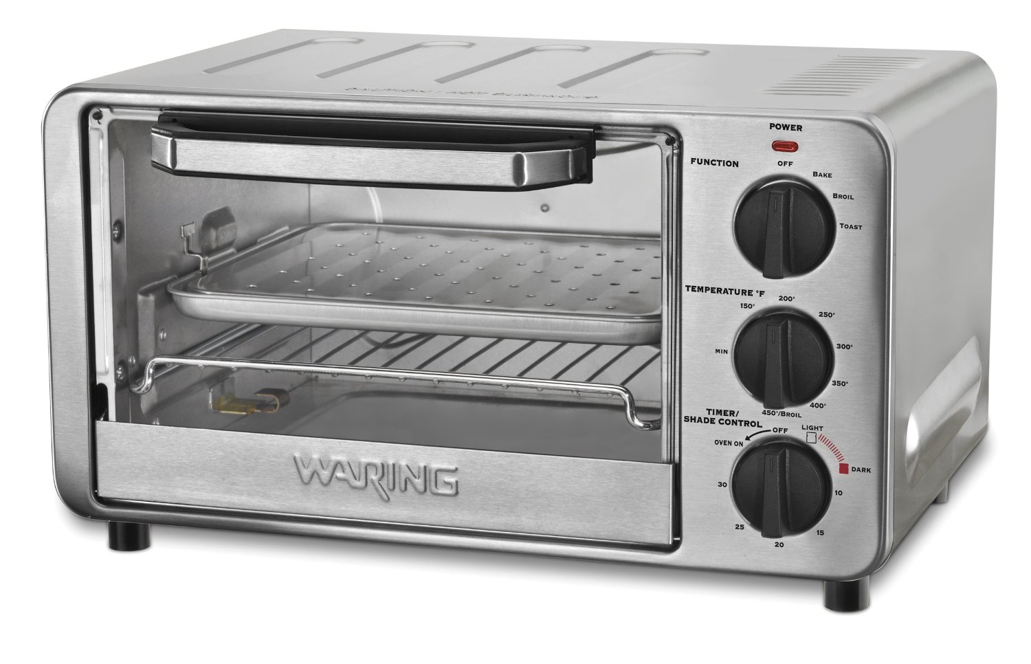Waring Professional Toaster Oven Sale 24.99 WTO450SIL BuyVia