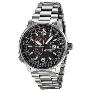 Citizen Nighthawk Eco-Drive Pilot Mens Watch 41% Off
