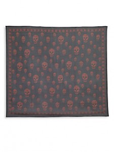 Alexander McQueen Silk Skull Scarf Sale