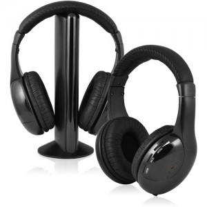 Ematic 2-Pack Wireless Headphones w/Transmitter Sale