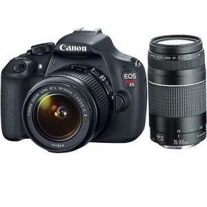 Canon EOS T5 18Mpixel DSLR 18-55, 75-300 Lens Kit Sale