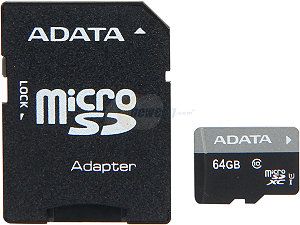 Adata 64GB microSDHC Class 10 Card Sale