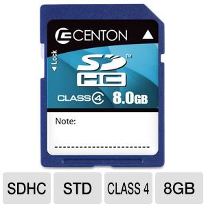 Free Centon 8GB Micro SDHC Flash Card