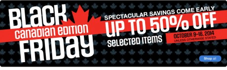 picture of Sears.ca Black Friday upto 50% off - Ad Scan