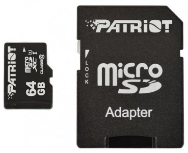 Patriot Signature 64GB MicroSDXC Flash Card Sale