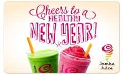 $15 Jamba Juice eGift Card for $10