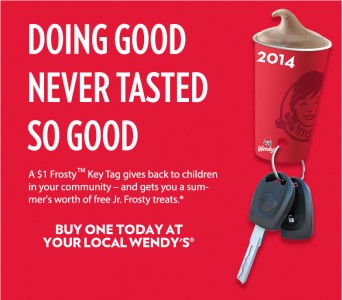 Wendy's $2 Key Tag for Free Small Frosties