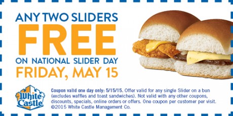 picture of White Castle 2 Free Sliders Day