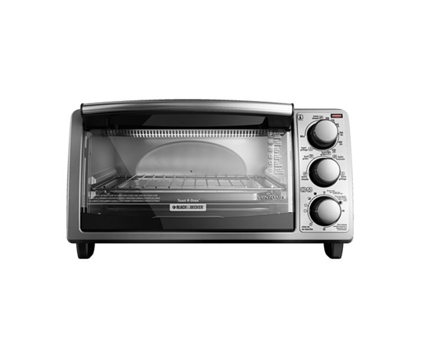 Black & Decker 4 Slice Stainless Steel Toaster Oven Sale 33.99