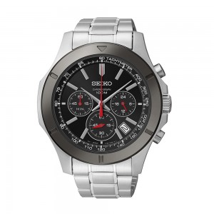 Seiko Men's Stainless Steel Chronograph Watch Sale