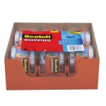 Scotch Heavy Duty Shipping Packaging Tape - 6 Rolls with Dispensers