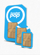 Freedom Pop 100% Free Mobile Phone/Data Service with 3-in-1 SIM Kit