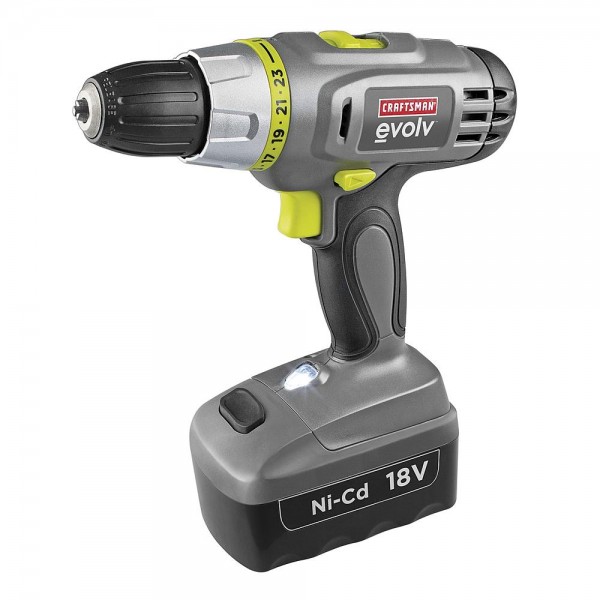 Craftsman Evolv 18.0 Volt Cordless Drill/Driver Sale 24.99