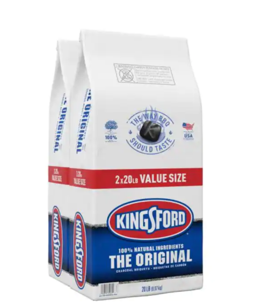 Kingsford Charcoal Briquets, 2x 20lb Bag Sale 17.88 BuyVia