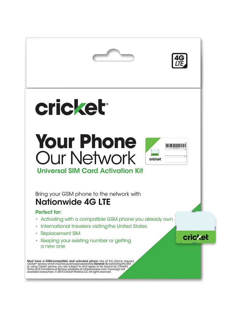 Cricket Wireless Starter Kit with SIM Card Sale 1.00 BuyVia