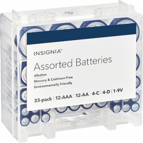 Insignia 33 pack Assorted Battery Sale 6.30 BuyVia