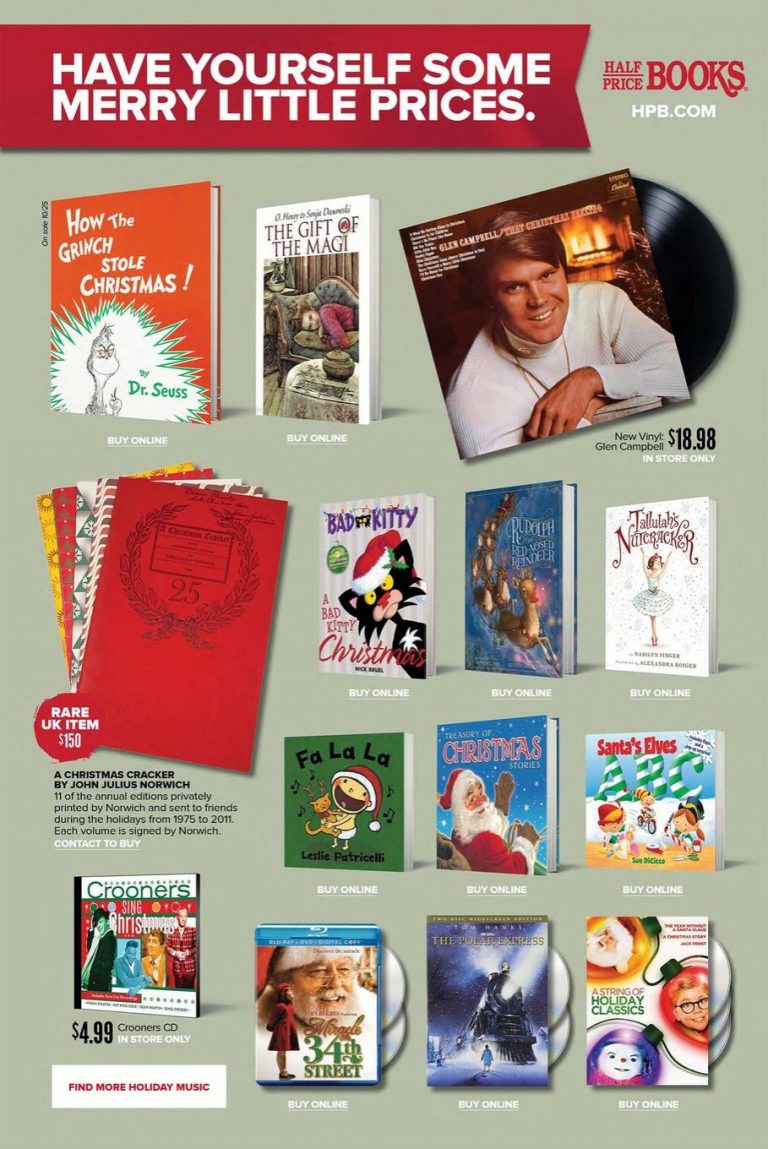 Half Priced Books Black Friday 2016 Ad Scans BuyVia