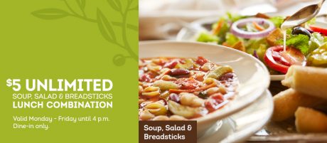 picture of Olive Garden $5.99 Unlimited Lunch Combo