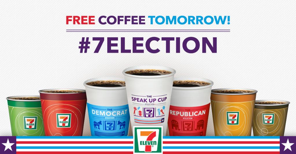 Free Coffee at 711 BuyVia