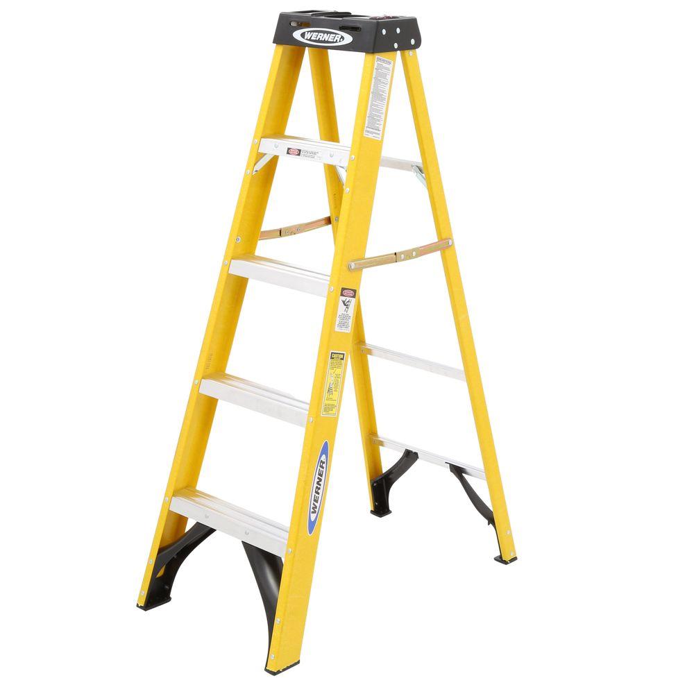 Werner 9 ft. Fiberglass Step Ladder Sale 27.98 FS205x9161