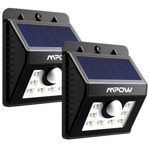 Mpow Solar Lights, 2-Pack LED Motion Sensor Wall Light Sale