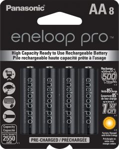 Panasonic Eneloop Pro 8 Pack AA Ni-MH Rechargeable Batteries Sale