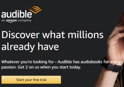 Audible Audiobooks Premium Plus - $0.99/month for 3 months