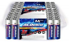 ACDelco Super Alkaline AA Batteries, 100-Count