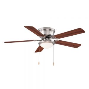 Hugger 52 in. Brushed Nickel Ceiling Fan Sale