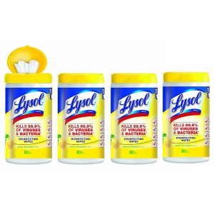 Lysol Wipes 4-pk of 80-ct Sale