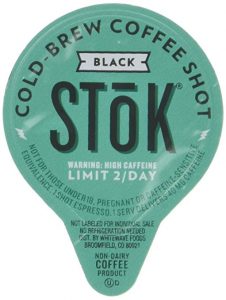 SToK Caffeinated Black Coffee Shots, 264-Count Single-Serve Packages