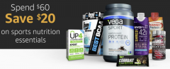 $20 off $60 in Sports Nutrition