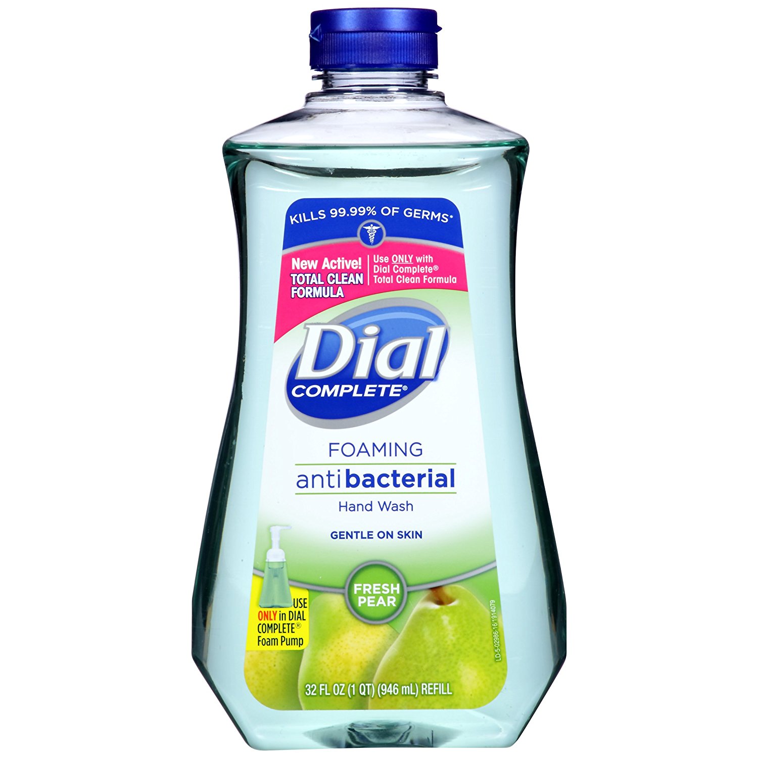 Dial Complete Antibacterial Foaming Hand Soap Refill 32oz, 3pk S