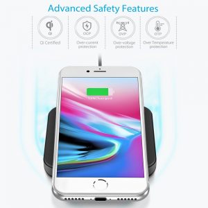 CHOETECH Qi Certified Wireless Charger Pad Sale - iPhone 8, 8+, X