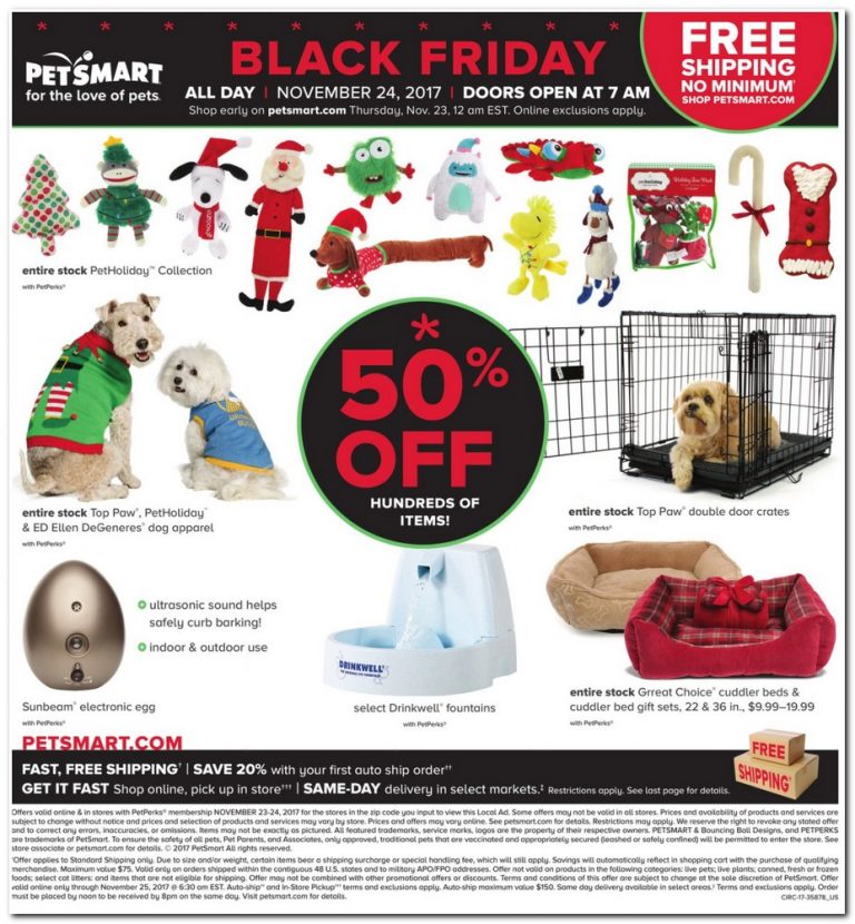 Black Friday 2017 PetSmart Ad Scan BuyVia
