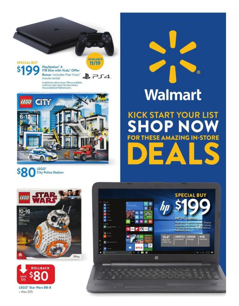 Black Friday 2017 Walmart PreBlack Friday Ad Scan BuyVia
