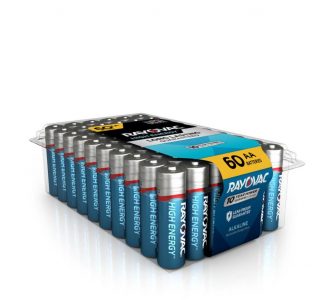 Rayovac 60 Pack AA Alkaline Battery Sale