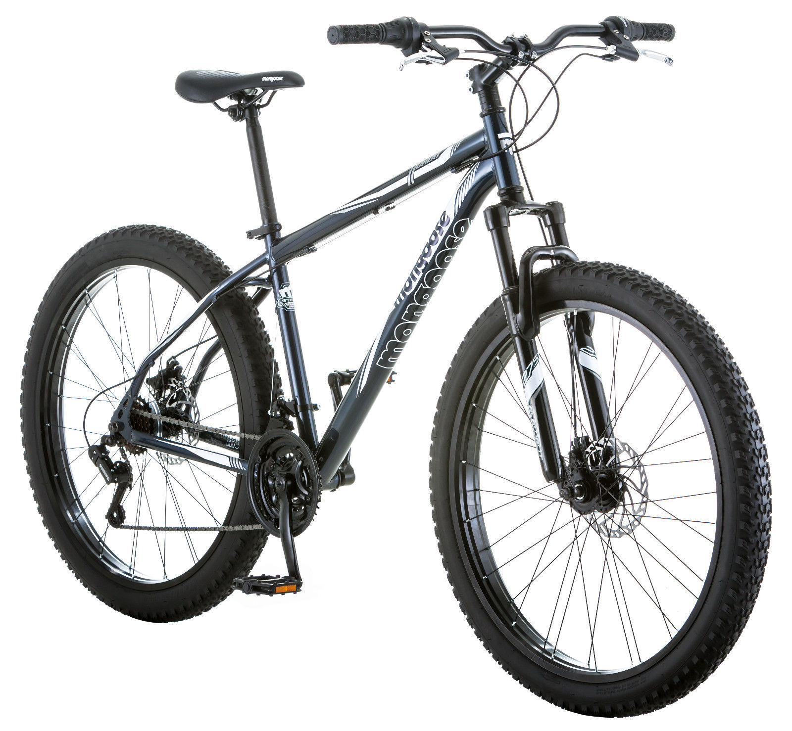Mongoose Men’s 27.5″ Hondo Mountain Bike Disc Brakes