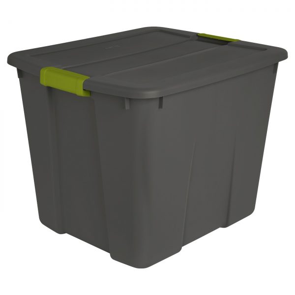 Sterilite 20 Gal Latching Storage Tote Sale 5.00 BuyVia