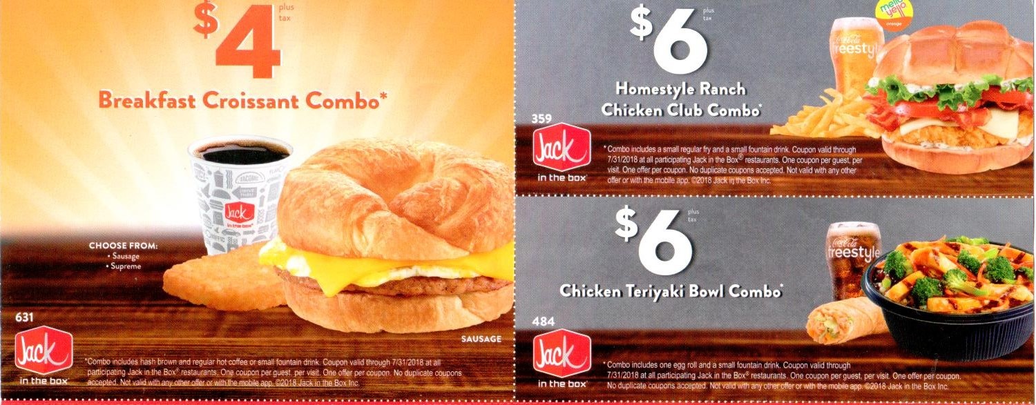 Jack In The Box Coupons And Discounts