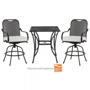 Hampton Bay Fall River 3-pc Outdoor Dining Set Sale