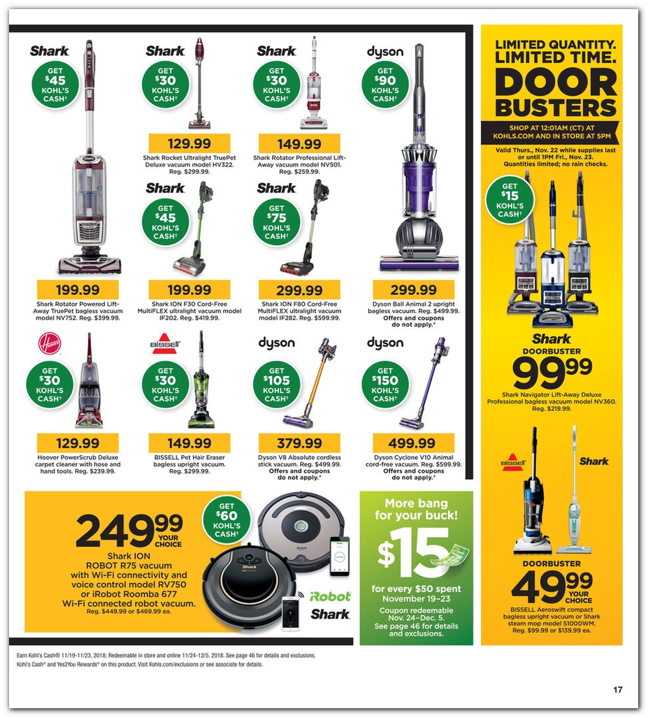 Kohls black friday 2018 Clearance