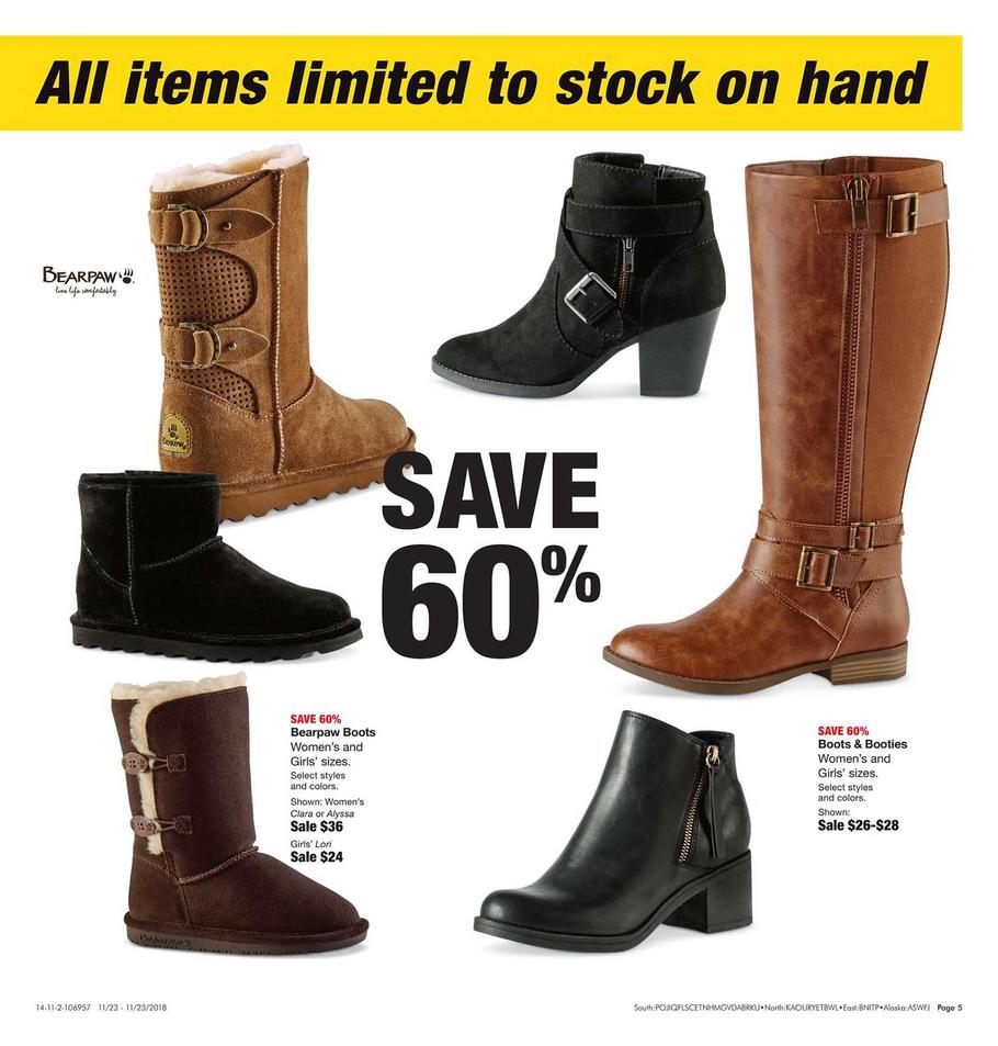 fred meyer bearpaw boots