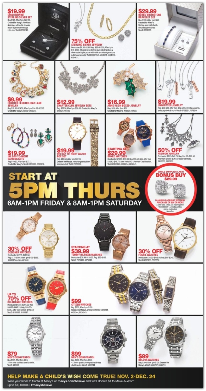 Macy's Black Friday Sale Ad 2018 Paul Smith