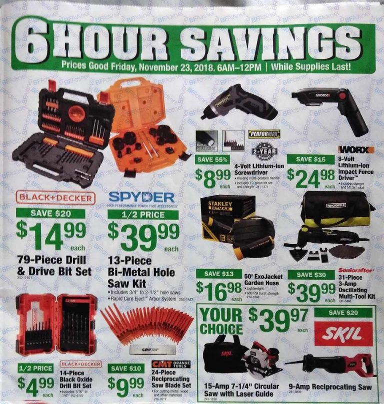 Black Friday 2018 Menards Ad Scan BuyVia