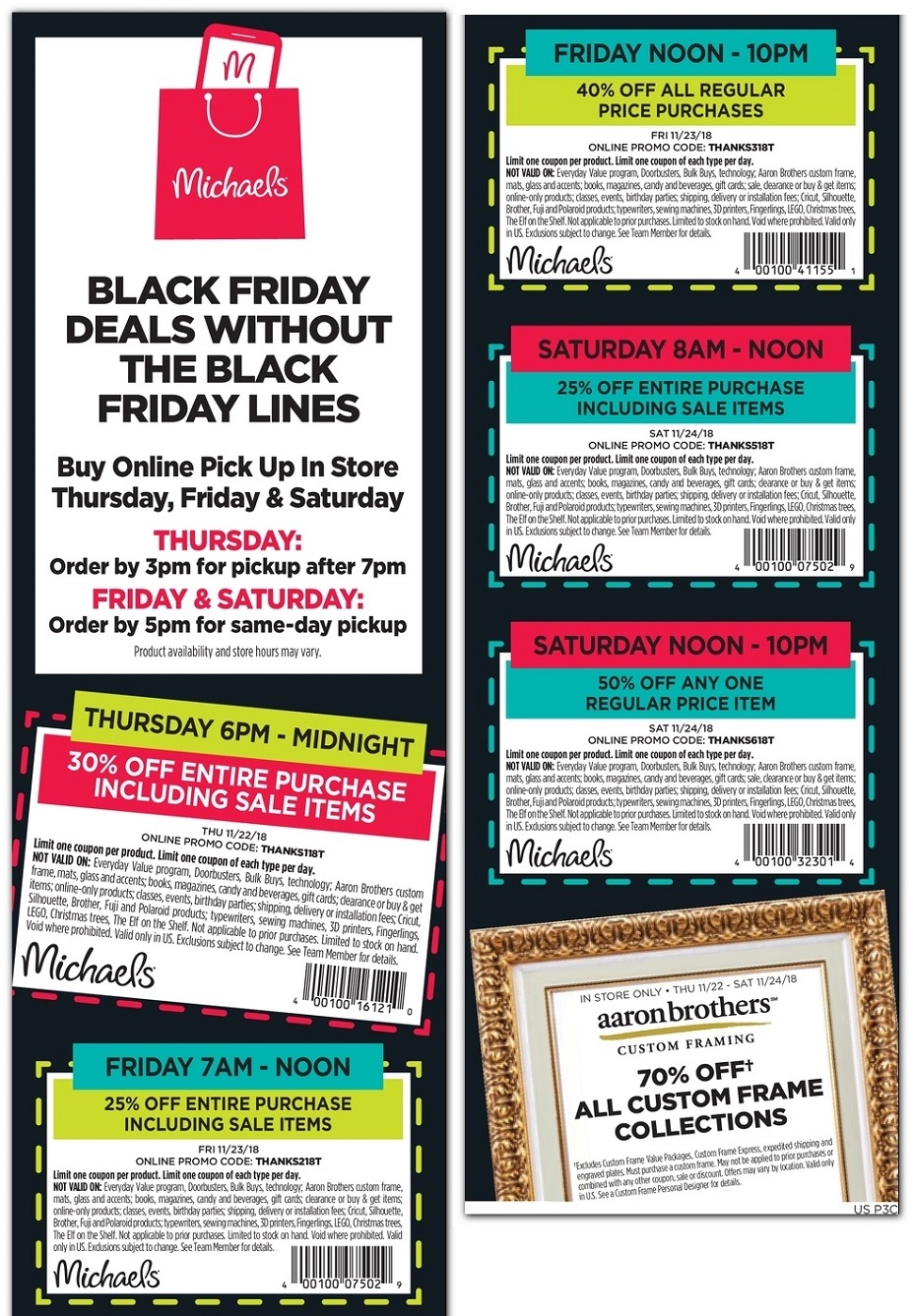 Black Friday 2018 Michaels Ad Scan BuyVia