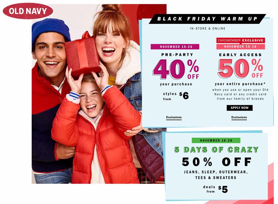Live Black Friday 2018 Old Navy Ad Scan 50 Off Now