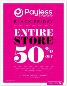 payless cyber monday 2018