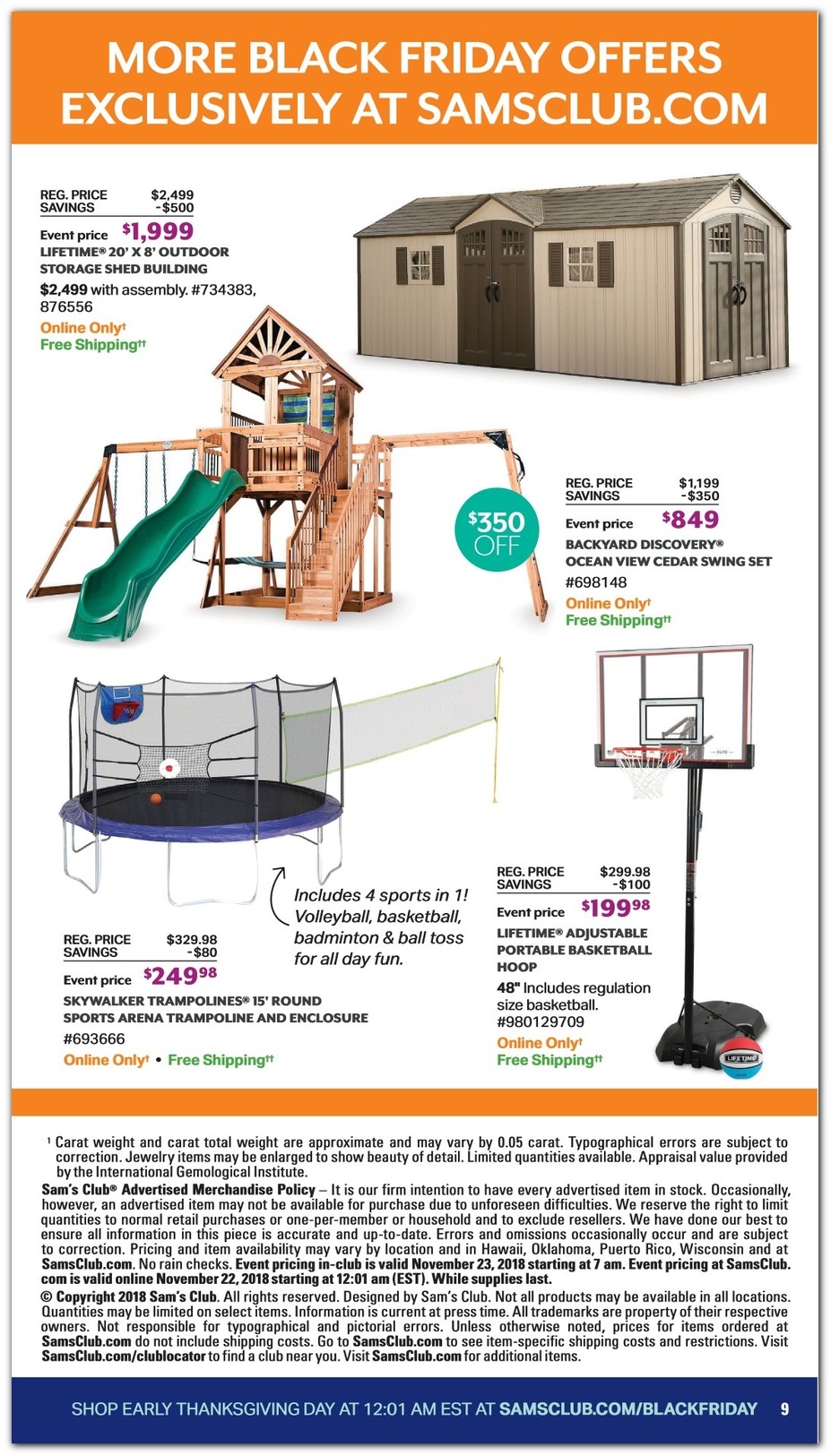 Black Friday 2018 Sam’s Club Ad Scan BuyVia